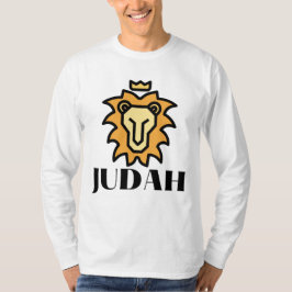 Löwe von Juda Faith auf Menne gegründet lange Schl T-Shirt