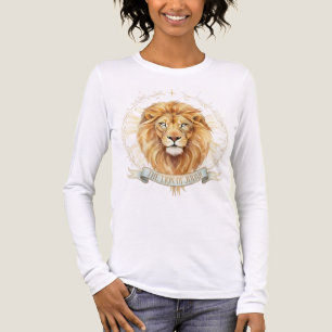 Löwe von Juda Frauen T-Shirt - Mutiges Christentum Tri-Blend Shirt