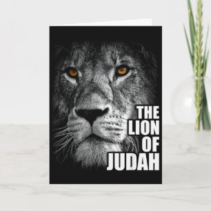Löwe von Juda Jesus Christlicher Glaube über Angst Karte