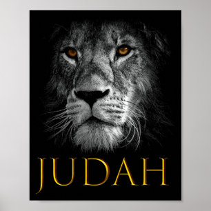 Löwe von Juda Jesus Christlicher Glaube Über Angst Poster