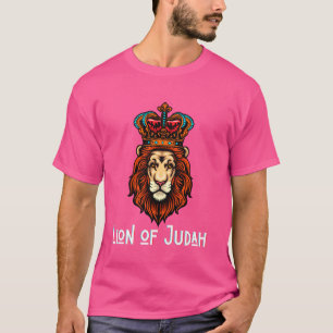 Löwe von Juda Jesus Könige des Dschungels Löwen Le T-Shirt