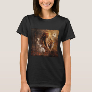 Löwe von Juda Lamm Gottes Kreuz Jesu Licht Gottes T-Shirt