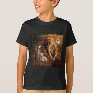 Löwe von Juda Lamm Gottes Kreuz Jesus Licht Gott T-Shirt