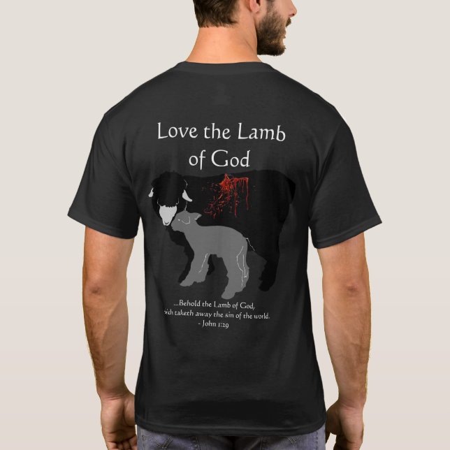 Löwe von Juda + Lamm Gottes T-Shirt (Rückseite)