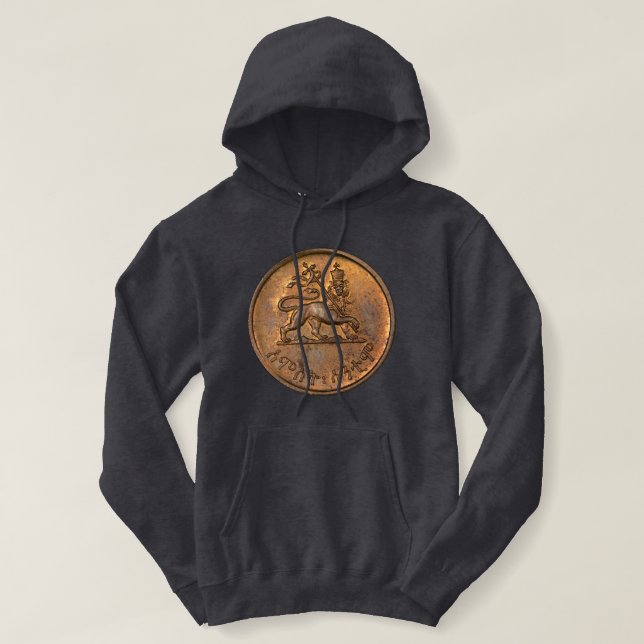 Löwe von Juda - Lion Rasta Kapuzenpullover - Queen Hoodie (Design vorne)