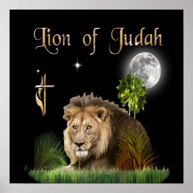 Löwe von Juda Poster (Vorne)