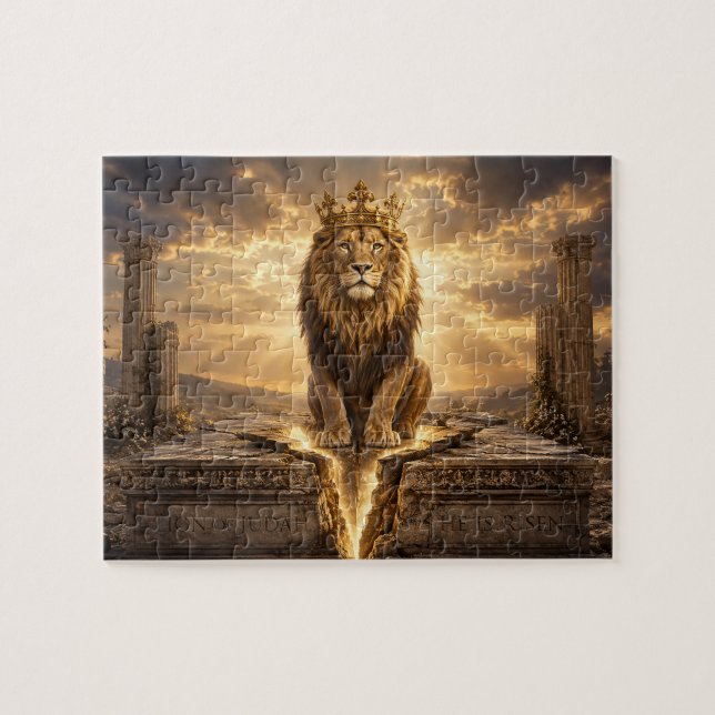 Löwe von Juda Puzzle (Horizontal)