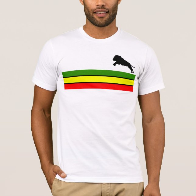 Löwe von Juda - Rasta T-Shirt (Vorderseite)