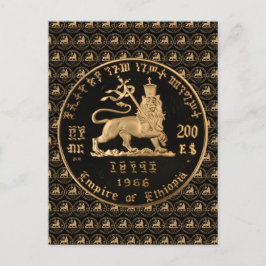 Löwe von Juda - Reich von Äthiopien - Postkarte