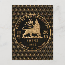 Löwe von Juda - Reich von Äthiopien - Postkarte