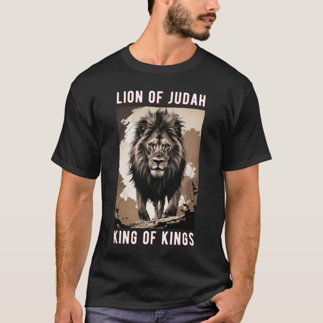 Löwe von Juda Tee König der Könige Christlich (Vorderseite)
