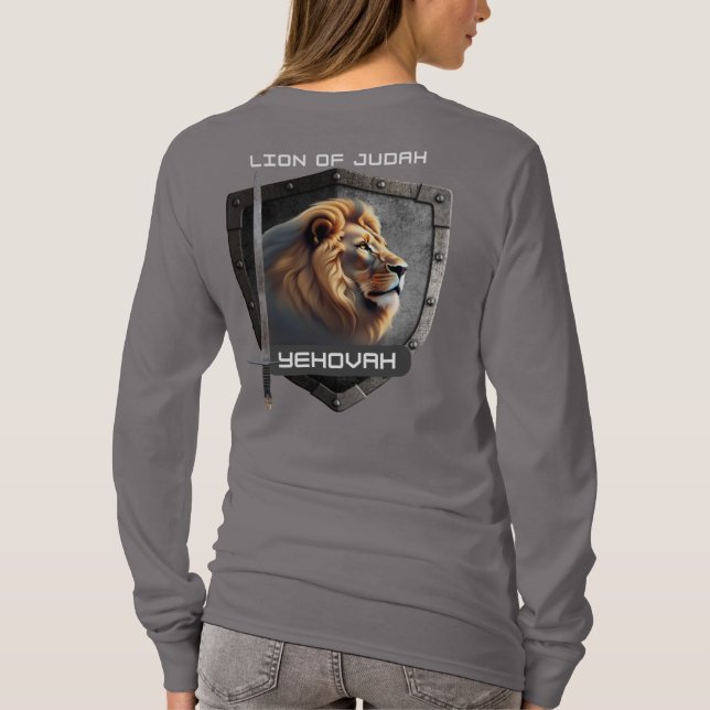 Löwe von Juda YeHoVaH T-Shirt (Rückseite)
