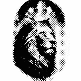 Löwe von Judah Crowned in Glory Ultra-HD Vector Ar Freistehende Fotoskulptur