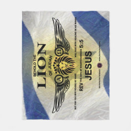 Löwe von Judah Fleecedecke