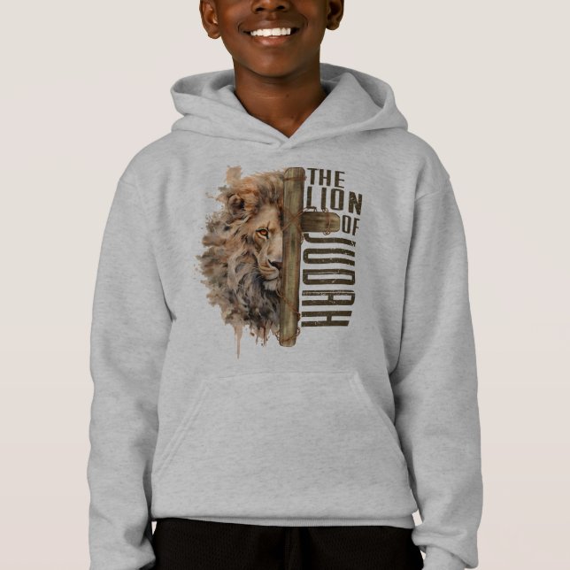 Löwe von Judah Hoodie (Vorderseite)