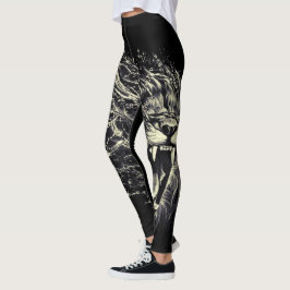 Löwe von Judah - Jah Rasta - Power Yoga Leggings