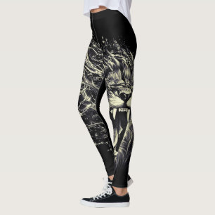 Löwe von Judah - Jah Rasta - Power Yoga Leggings