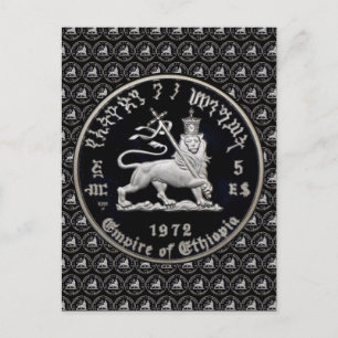 Löwe von Judah - Jah Rastafari - Postcard Postkarte