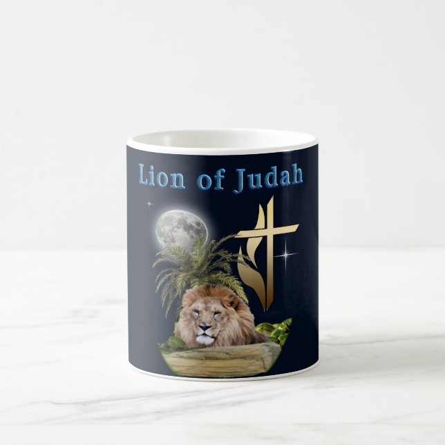 Löwe von Judah Kaffeetasse (Mittel)