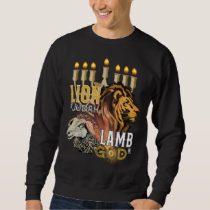 Löwe von Judah Lamm Gottes Sweatshirt