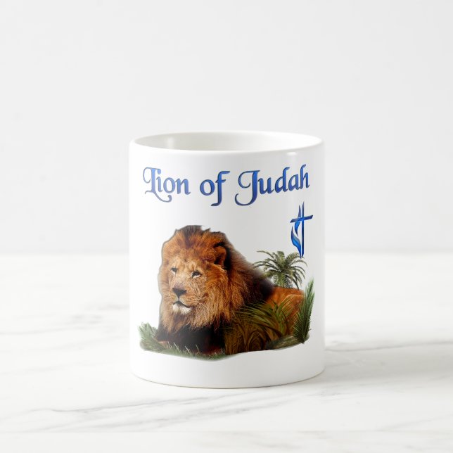 Löwe von Judah Merchandise Kaffeetasse (Mittel)