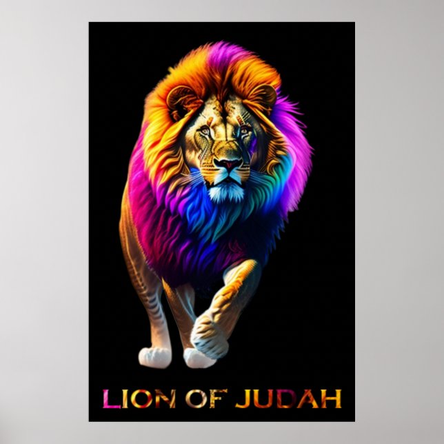 Löwe von Judah Poster (Vorne)