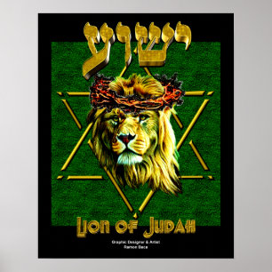Löwe von Judah Poster
