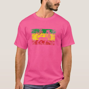 Löwe von Judah Rasta Äthiopian Reggae Altes Äthiop T-Shirt