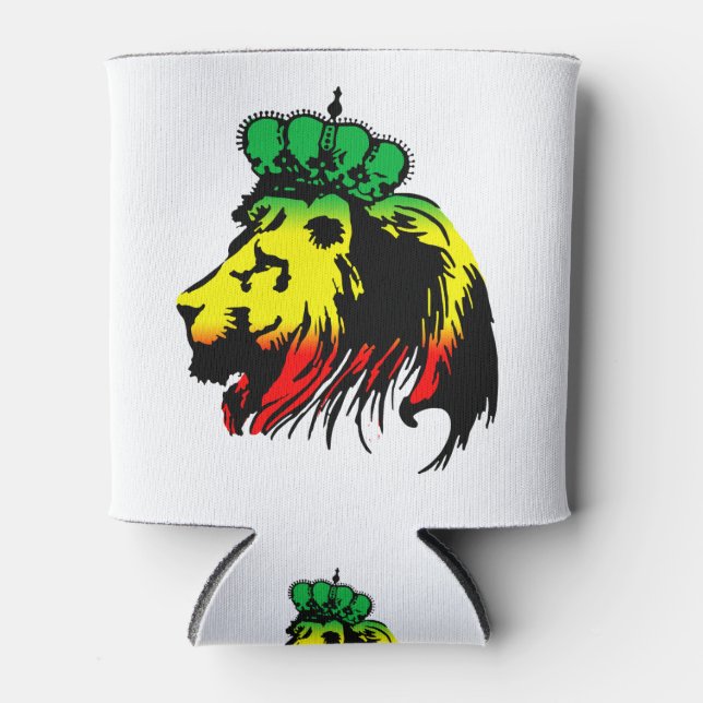 Löwe von Judah Rasta Dosenkühler (Vorderseite)