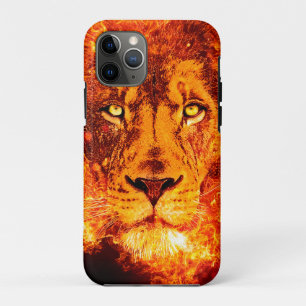 Löwe von Judah Red Orange Black Flames Case-Mate iPhone Hülle