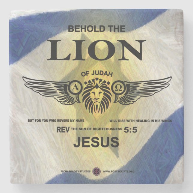 Löwe von Judah Steinuntersetzer (Vorderseite)