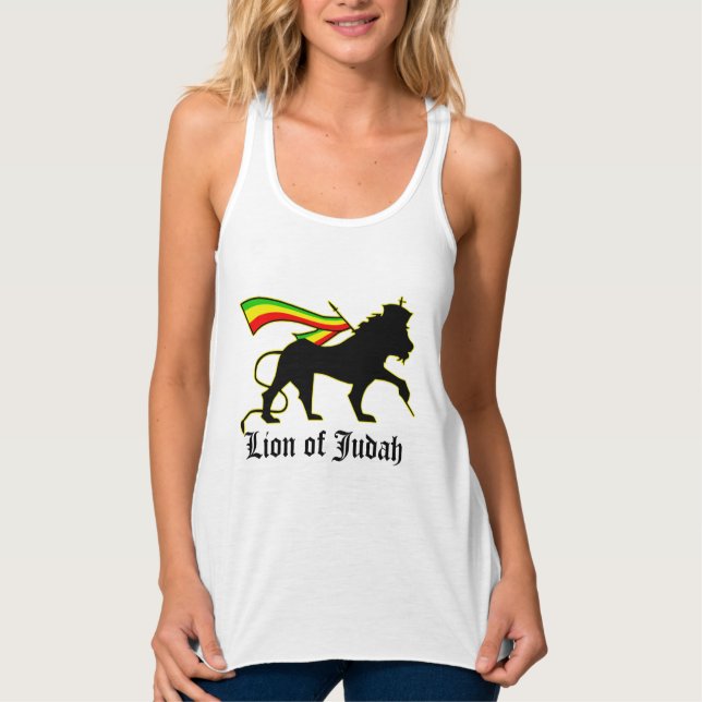 Löwe von Judah Tank Top (Vorderseite)
