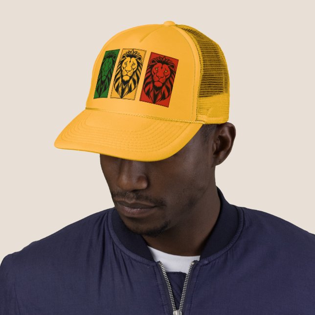 Löwe von Judah Trucker Hat Truckerkappe (Beispiel)