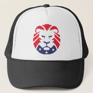 Löwe von Patriots Hat Truckerkappe