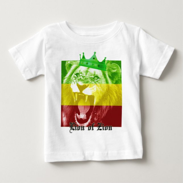 Löwe von Zion Baby T-shirt (Vorderseite)