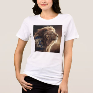 Löwe von Zion hoodie Tri-Blend Shirt