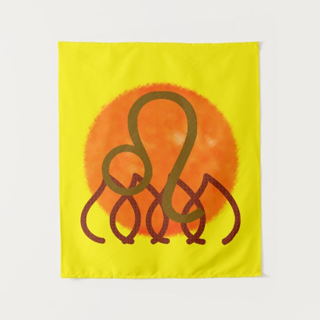 Löwe Wandteppich (Vorderseite)