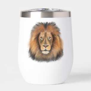 Löwe Wasserfarbe Leo König Safari Tier Dschungel K