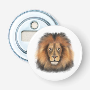 Löwe Wasserfarbe Leo König Safari Tier Dschungel K Flaschenöffner