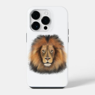 Löwe Wasserfarbe Leo König Safari Tier Dschungel K iPhone 14 Pro Hülle