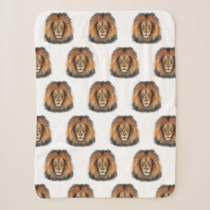 Löwe Wasserfarbe Leo König Safari Tier Dschungel K Sherpadecke