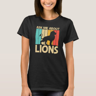 Löwe Weibchen Löwe Jungle Safari Tier T-Shirt