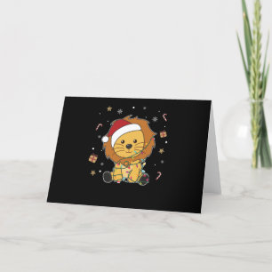 Löwe Weihnachten Schnee Winter Tiere Löwen