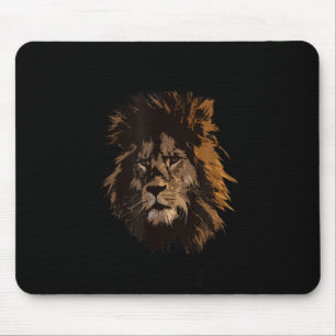 Löwe wischt Sigma-Löwen-Illustration nicht Mousepad