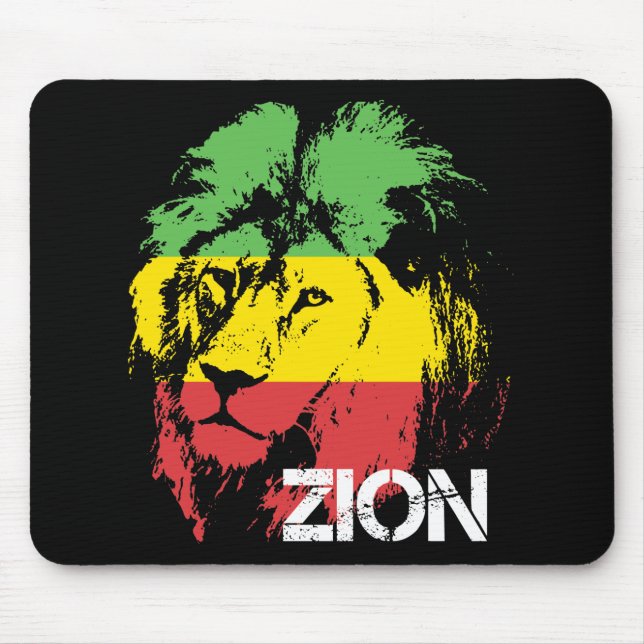 Löwe Zion Mousepad (Vorne)