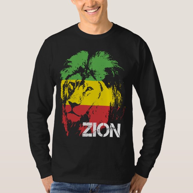 Löwe Zion T-Shirt (Vorderseite)