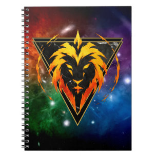 Löwe Zodiaque Geschenk Astrologie Notizblock