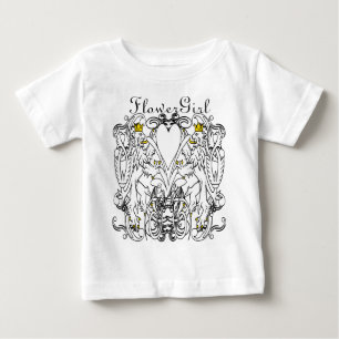 Löwe-zügellose Renaissance-Hochzeit Baby T-shirt