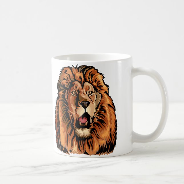 Löwekopf Tasse (Rechts)