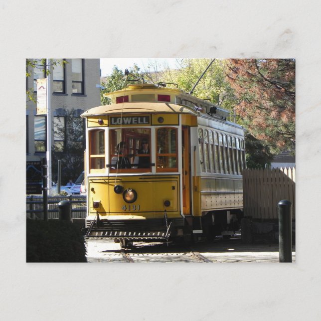LOWELL 4131 TROLLEY POSTCARD POSTKARTE (Vorderseite)